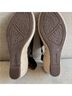 Clarks 100% Leather Print Black Wedges Size 6 - photo 5