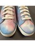 Keds 100% Canvas Tie-dye Blue Pink White Sneakers Size 5 1/2 - photo 3