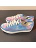 Keds 100% Canvas Tie-dye Blue Pink White Sneakers Size 5 1/2 - photo 4