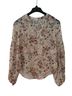 Veronica Beard 100% Silk Floral Multi Color Long Sleeve Blouse Size 6 - photo 1
