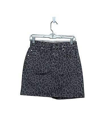 Level 99 Darcy Wild Thing Denim Skirt (view 1)