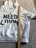 Daydreamers 100% Cotton Print White Pullover Hoodie Size L - photo 9