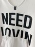 Daydreamers 100% Cotton Print White Pullover Hoodie Size L - photo 5