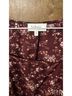Böhme 100% Polyester Floral Burgundy Short Sleeve Blouse Size S - photo 3