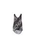 PrAna 100% Polyester Stripes Floral Black White Active Tank Size L - photo 1