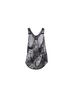 PrAna 100% Polyester Stripes Floral Black White Active Tank Size L - photo 2