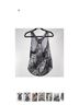 PrAna 100% Polyester Stripes Floral Black White Active Tank Size L - photo 6