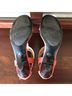 Nine West 100% Leather Solid Orange Sandals Size 7 - photo 8