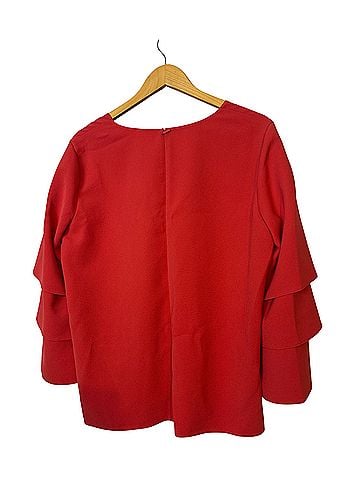Lafayette 148 New York 3/4 Sleeve Blouse (view 2)