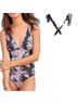 BCBGMAXAZRIA Purple Pink One Piece Swimsuit Size 10 - photo 4