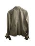 Tory Burch 100% Cotton Solid Tan Jacket Size 12 - photo 2