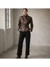 Kenneth Cole REACTION 100% Leather 100% Polyester Solid Brown Jacket Size M - photo 4