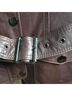 Kenneth Cole REACTION 100% Leather 100% Polyester Solid Brown Jacket Size M - photo 6