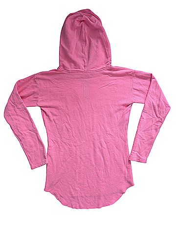 Victoria's Secret Pink LOVE PINK Logo Tunic Pullover Hoodie (view 2)
