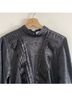 Hunter Bell Jacquard Black Cocktail Dress Size 6 - photo 6