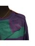 Madewell Stripes Purple Green Pullover Sweater Size S - photo 2