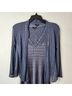 Komarov 100% Polyester Ombre Blue Gray Casual Dress Size S - photo 6