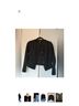 Aqua 100% Boucle Black Jacket Size XS - photo 7