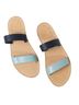 MADE IN ITALY 100% Leather Blue Sandals Size EU 40 - photo 1