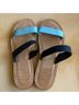 MADE IN ITALY 100% Leather Blue Sandals Size EU 40 - photo 5