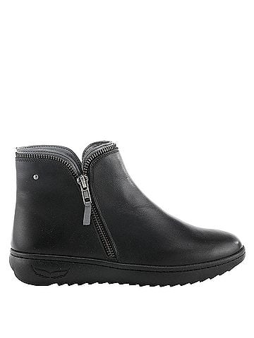 Spring Step Women's Zipit Boot in Black (view 1)