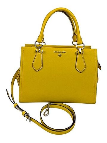 Michael Kors Marilyn Medium Satchel  Leather Satchel (view 1)