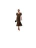 Rhode 100% Velvet Black Gold Cocktail Dress Size 2 - photo 2