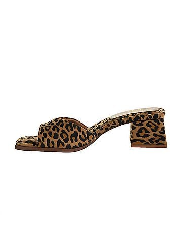 Chinese Laundry Women's Linda Block Heel Sandals in Camel-Leopard (view 2)