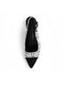 Chinese Laundry White Women's Mariella Kitten Heel in Black/White Tweed Size 9 - photo 2