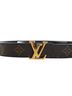 Louis Vuitton 100% Coated Canvas Brown Monogram Initiales Reversible Belt One size - photo 6
