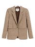 Madewell Checkered-gingham Brown White Blazer Size XS - photo 1