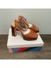 Katy Perry Graphic Brown Orange Heels Size 10 - photo 3