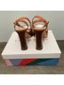 Katy Perry Graphic Brown Orange Heels Size 10 - photo 5
