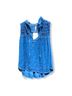 Free People Solid Blue Sleeveless Top Size S - photo 4