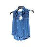 Free People Solid Blue Sleeveless Top Size S - photo 5