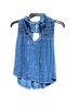 Free People Solid Blue Sleeveless Top Size S - photo 7