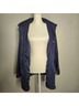 Sabrina Lauren 100% Cotton Solid Blue Jacket Size S - photo 5