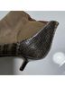 Donald J Pliner 100% Suede Snake Print Tan Brown Ankle Boots Size 7 - photo 7