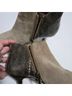Donald J Pliner 100% Suede Snake Print Tan Brown Ankle Boots Size 7 - photo 8