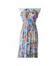 Aqua 100% Polyester Floral Multi Color Casual Dress Size S - photo 2