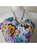 Aqua 100% Polyester Floral Multi Color Casual Dress Size S - photo 9