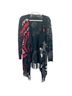 Desigual Floral Black Red Cardigan Size L - photo 4