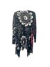 Desigual Floral Black Red Cardigan Size L - photo 2