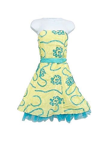 Jessica McClintock Vintage Y2K 90s Prom Fairycore Cocktail Dress (view 1)