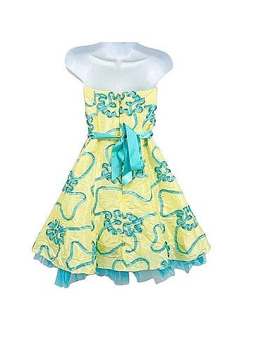 Jessica McClintock Vintage Y2K 90s Prom Fairycore Cocktail Dress (view 2)