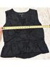 BCBGeneration 100% Polyester Floral Black Sleeveless Top Size L - photo 4
