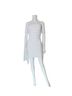 Elliatt Solid White Casual Dress Size S - photo 1