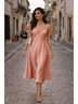 Jonathan Simkhai Solid Orange Cocktail Dress Size 8 - photo 4