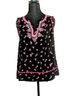Xhilaration Blue Burgundy White Sleeveless Top Size S - photo 1