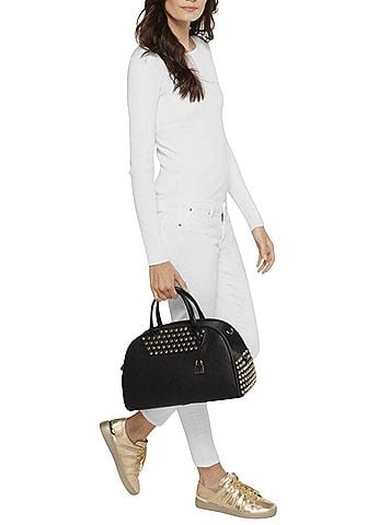 Michael Kors austin Leather Satchel (view 2)